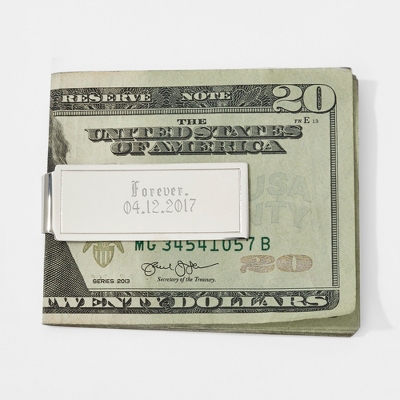 This sterling money clip has his monogram or a significant date engraved on the front and back for a unique touch on an item he'll use all the time.