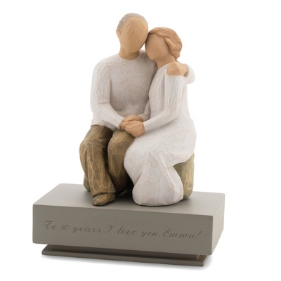 Willow Tree Anniversary Figurine With Shelf Stand   000350762