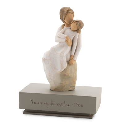 Willow Tree Mother And Daughter Figurine With Shelf Stand