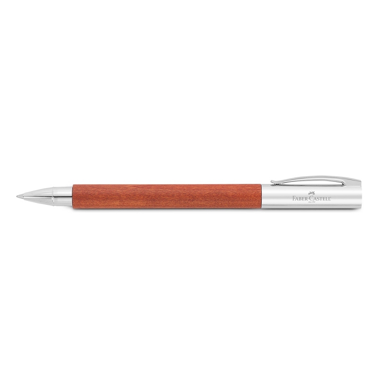 Image of Faber Castell Ambition Pearwood Brown Rollerball Pen