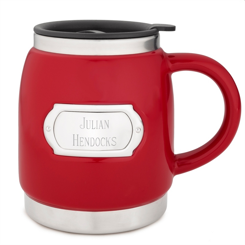 Image of Red Double Walled Mug