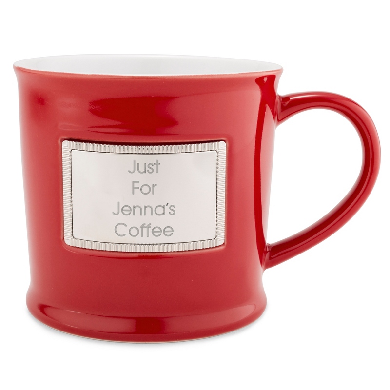 Image of Red Ceramic Coffee Mug