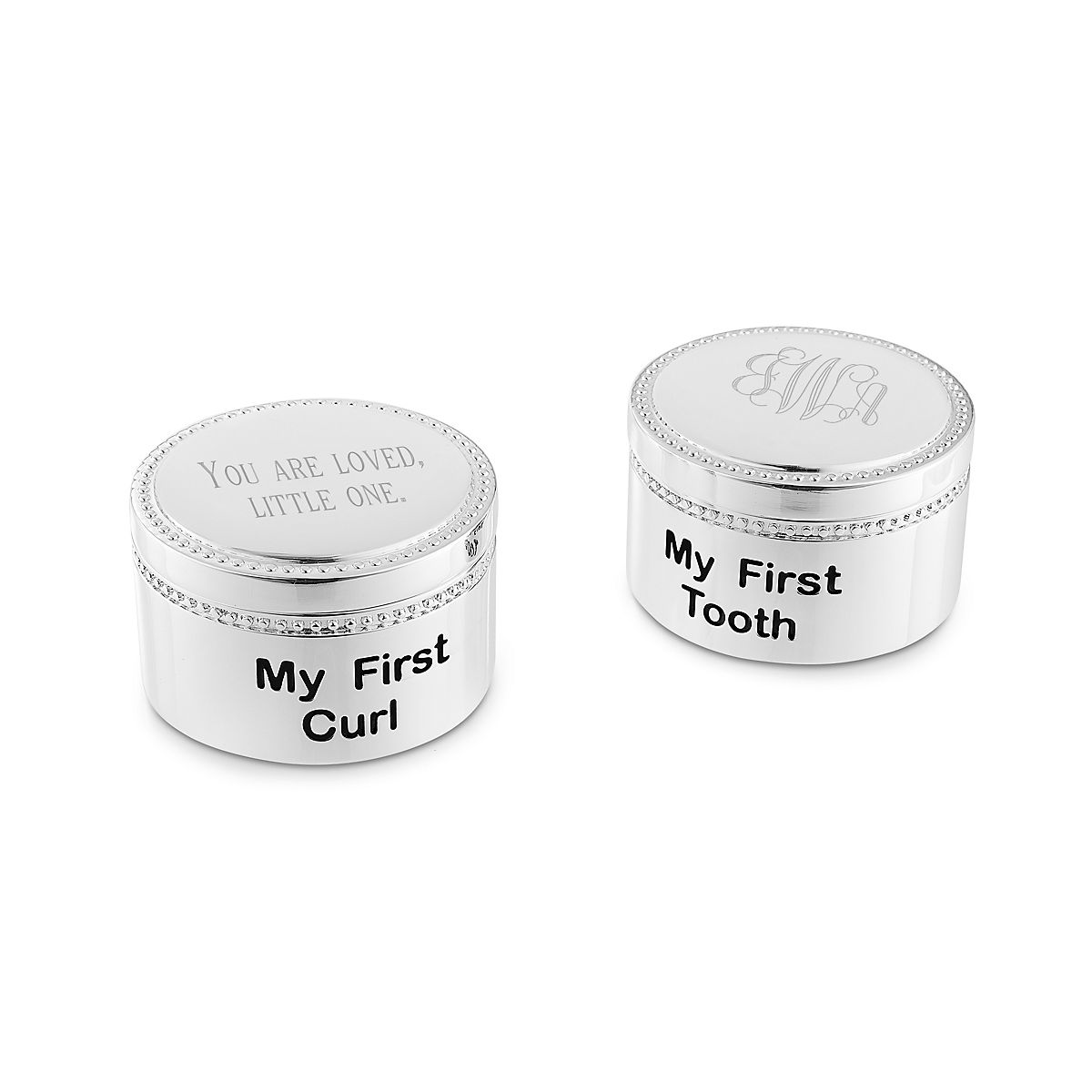 First curl and first tooth ceramic set 6cm 