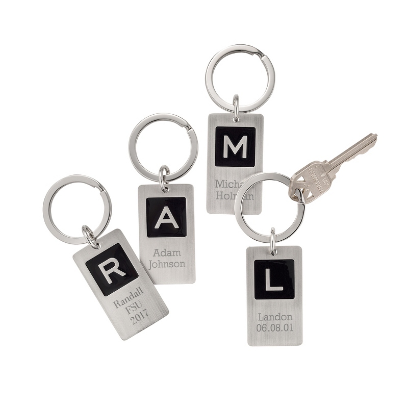 Image of Initial Tag Key Chain