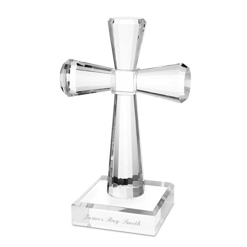 Image of Standing 7 Inch Crystal Cross