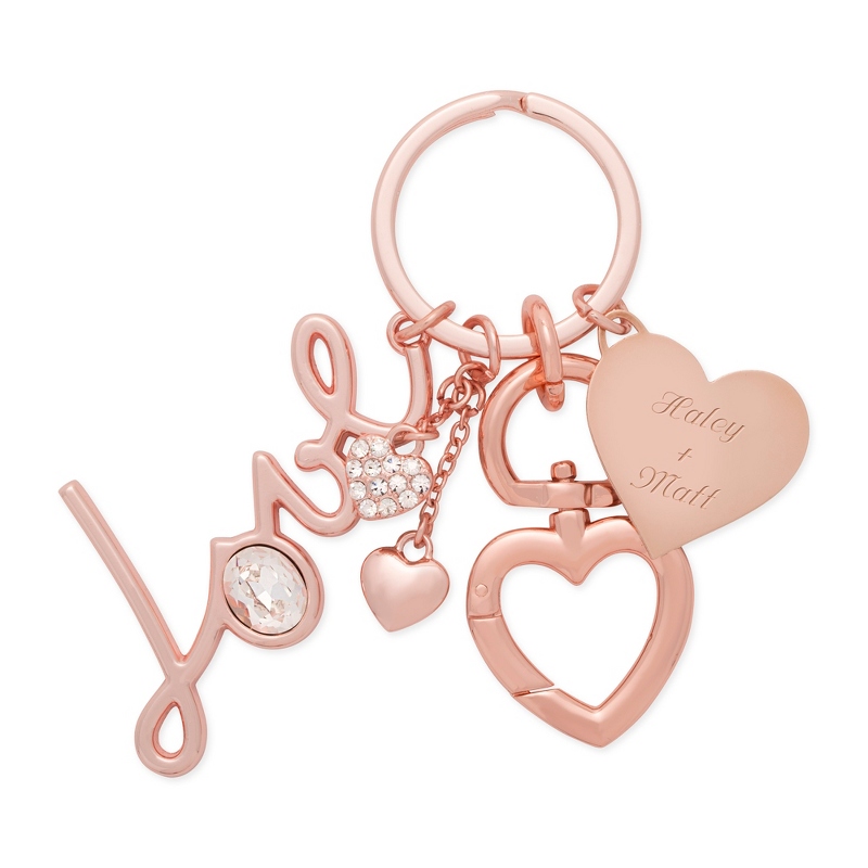 Image of Script Love Key Chain