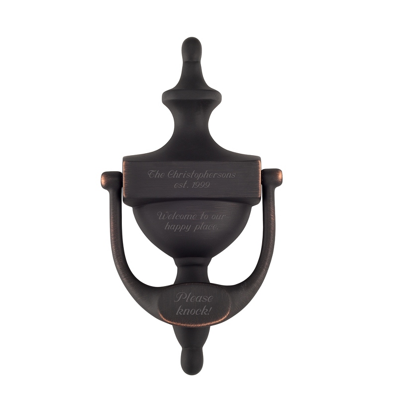 Image of Classic Oil-Rubbed Bronze Door Knocker