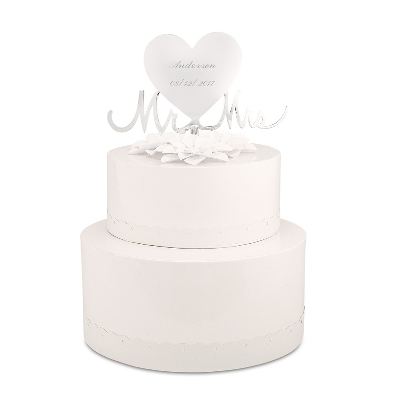 Mr and Mrs Cake Topper