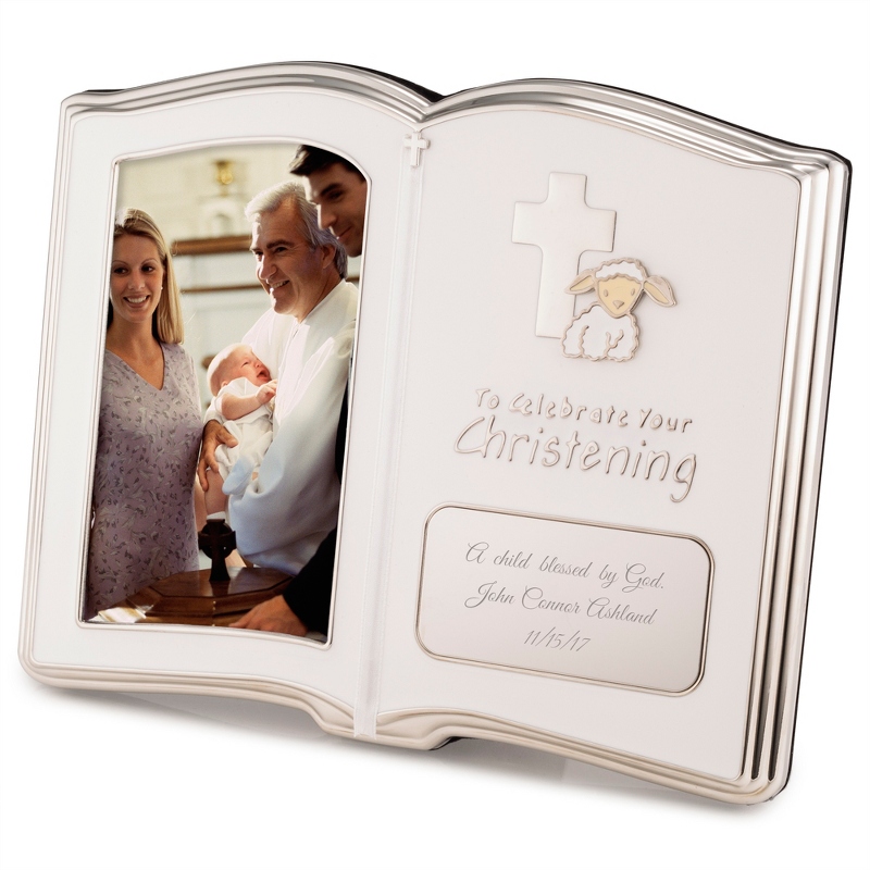 Image of Christening Book Frame