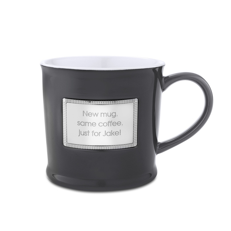 Image of Charcoal Grey Ceramic Coffee Mug