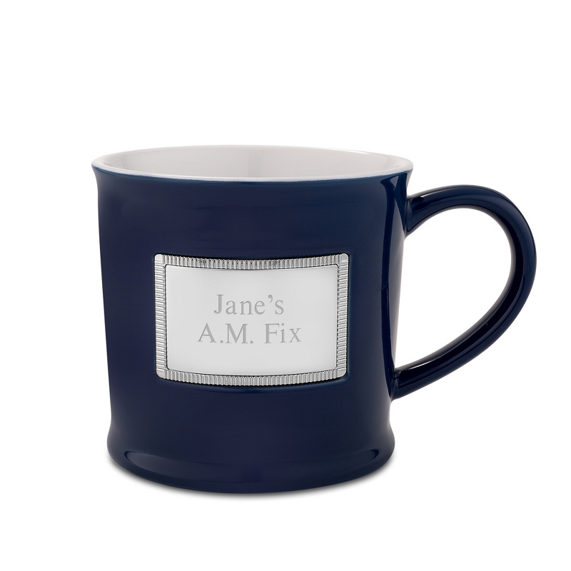 Image of Navy Ceramic Coffee Mug