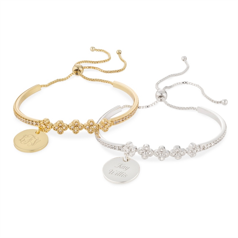 Image of Floral Lariat Bracelet