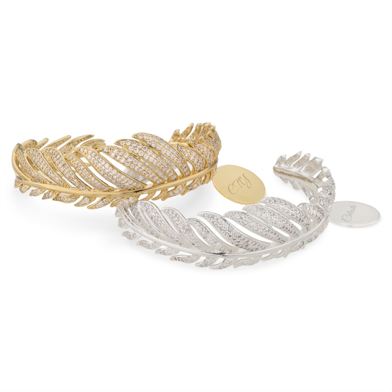 Image of Feather Athena Statement Cuff