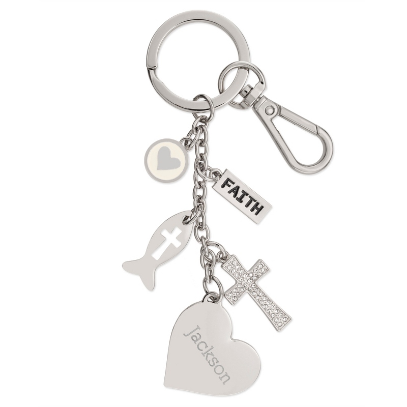 Image of Faith Charm Key Chain