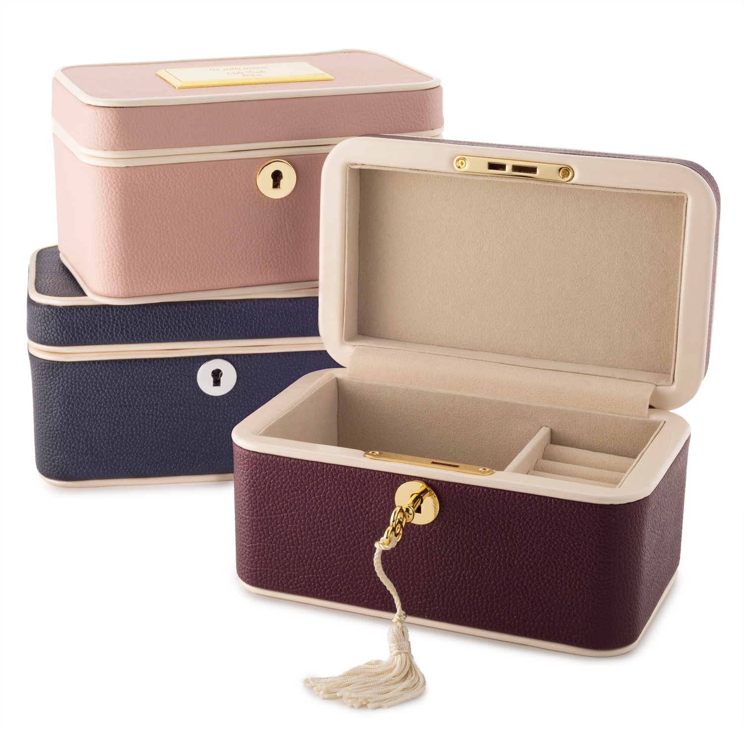 Train Case Jewelry Boxes