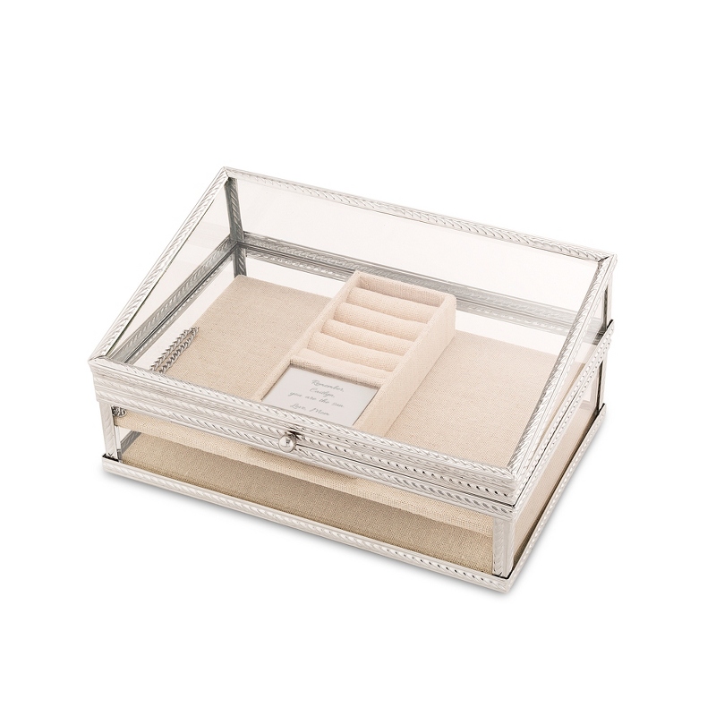 Image of Medium Glass Display Jewelry Box