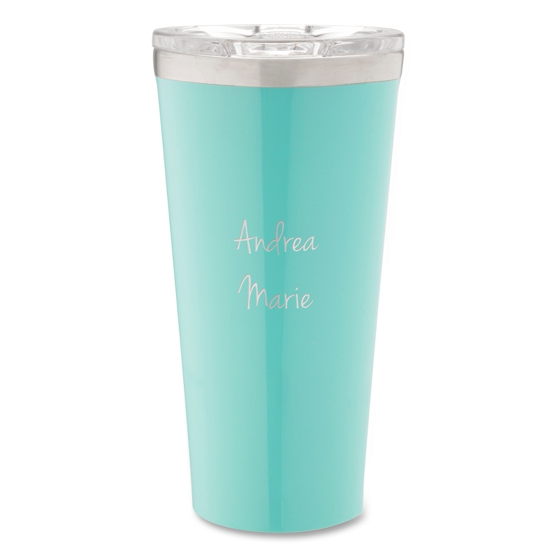 Image of Corkcicle Turquoise 16 oz. Stainless Steel Tumbler