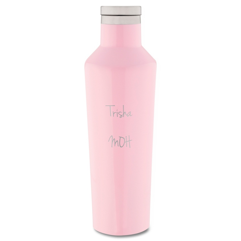 Image of Corkcicle Rose Quartz 16 oz. Stainless Steel Canteen