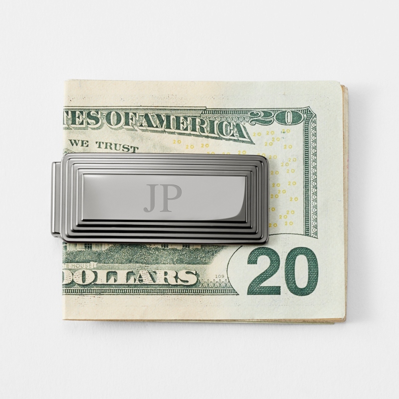 Image of Gunmetal Step Money Clip