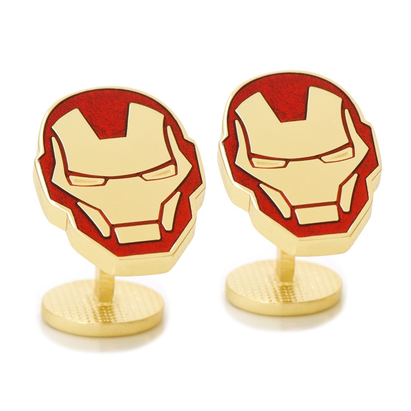 Image of Marvel Iron Man Helmet Cuff Links