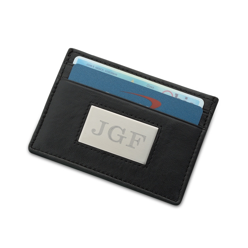 Image of Leather Slim Card Case Wallet