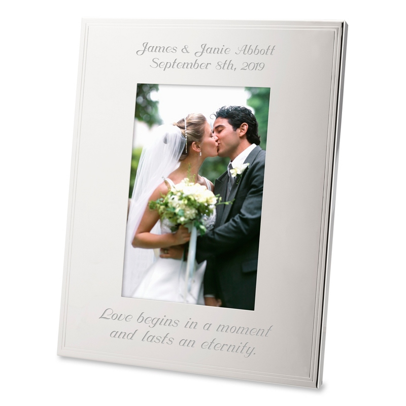 Image of Tremont Silver 4x6 Portrait Frame