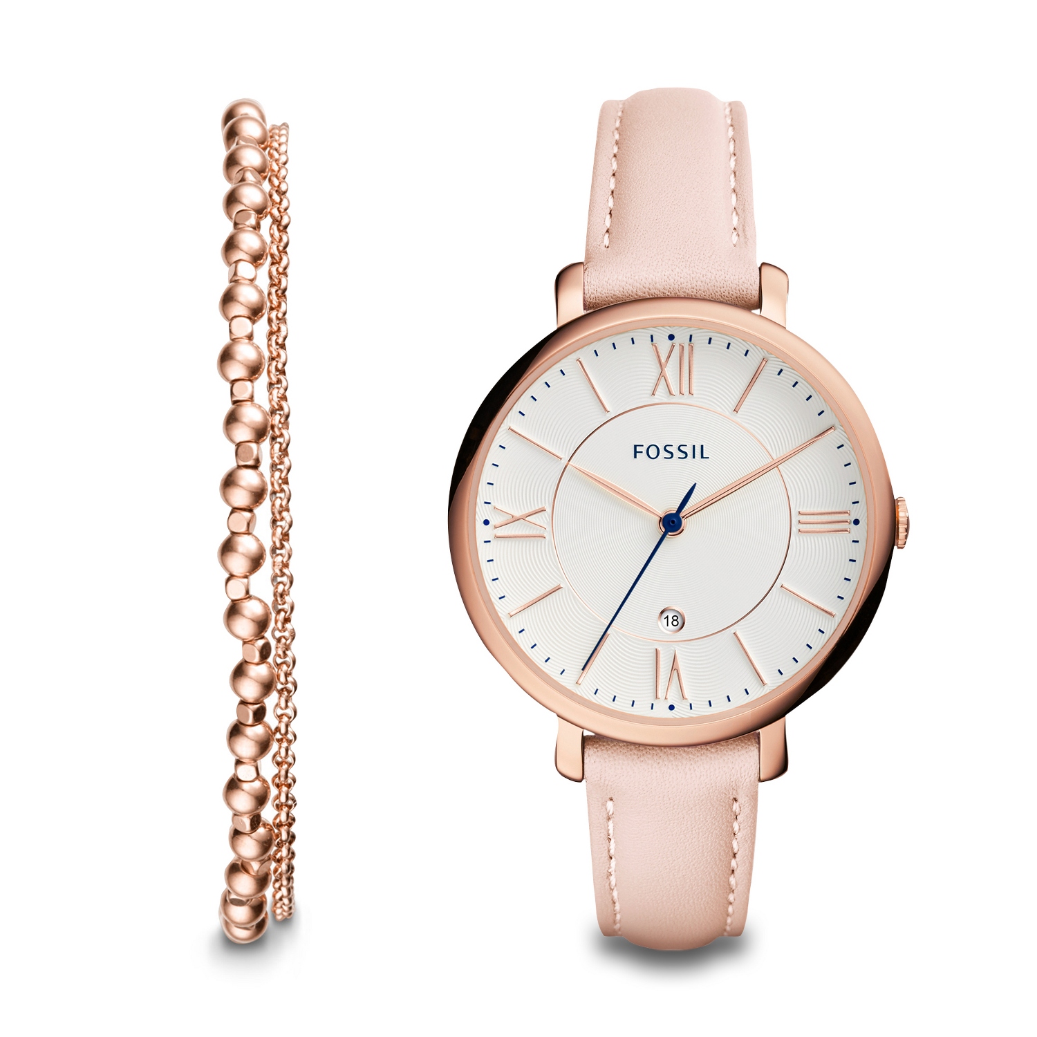 Fossil Women's Jacqueline Watch Bracelet Set