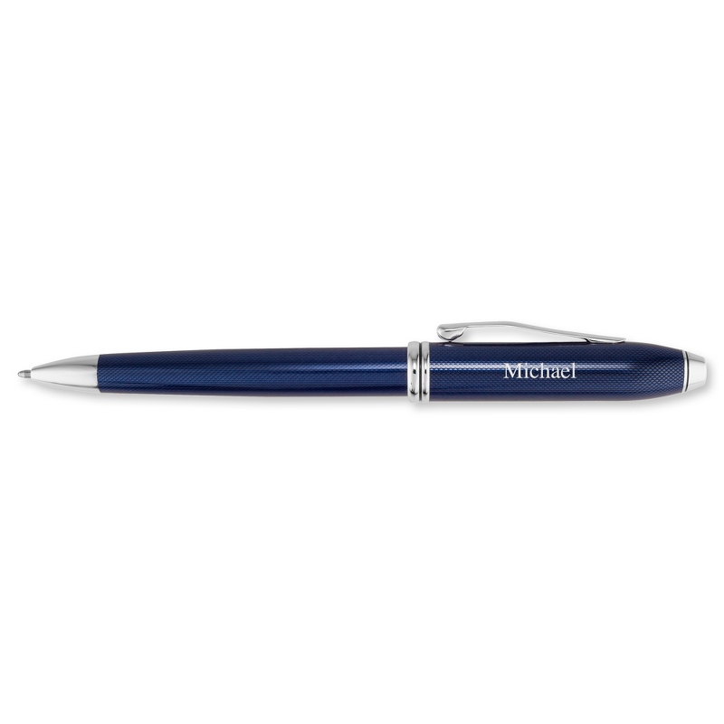 Image of Cross Townsend Quartz Blue Ballpoint Pen