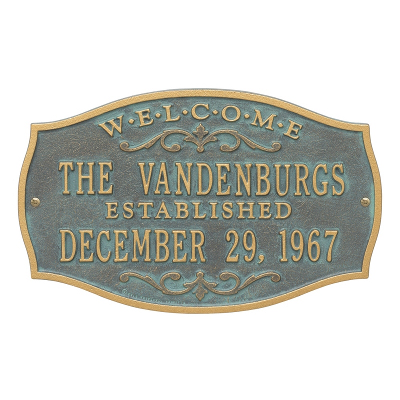 Image of Bronze Verdi Brookfield Welcome Plaque