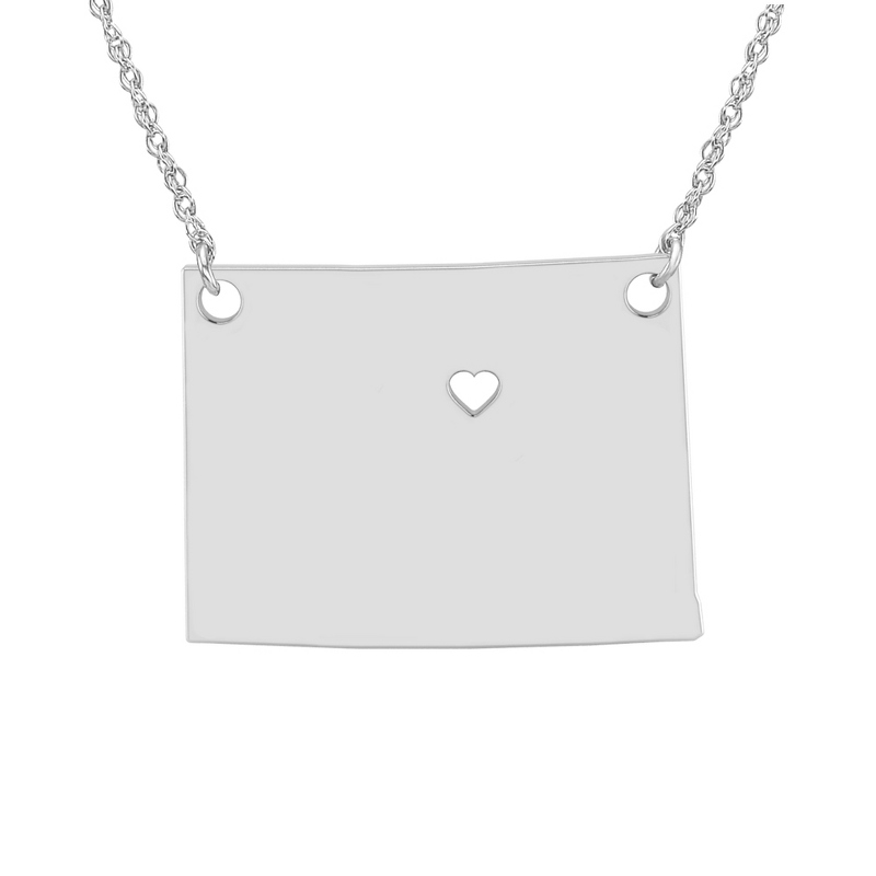 Image of ALISON AND IVY Sterling Silver Colorado State Cutout