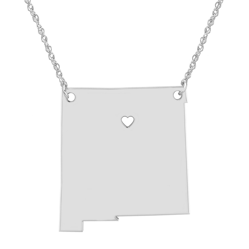 Image of ALISON AND IVY Sterling Silver New Mexico State Cutout