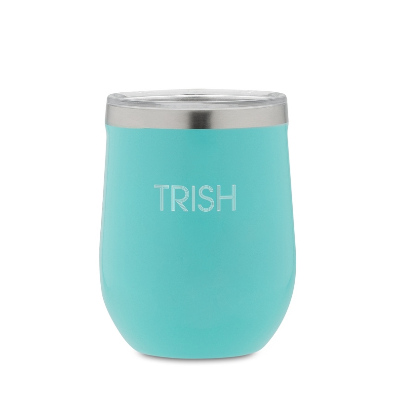 Image of Corkcicle Turquoise 12 Oz Stemless Tumbler