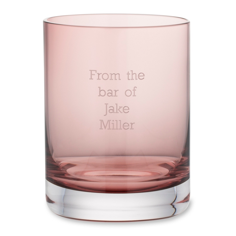 Image of Burgundy 11 OZ Double Old Fashioned Glass