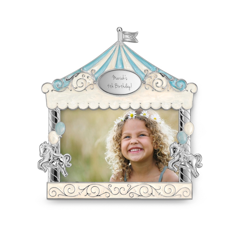 Image of Blue Carousel Frame