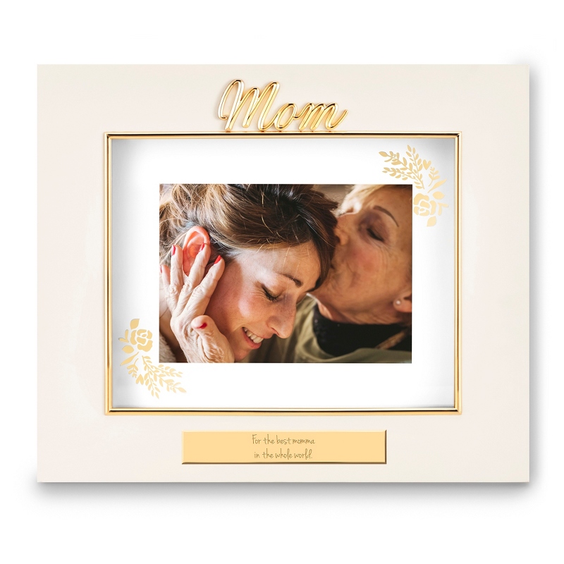 Image of Mom White Wood Frame