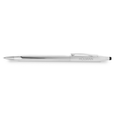 silver ballpoint pen