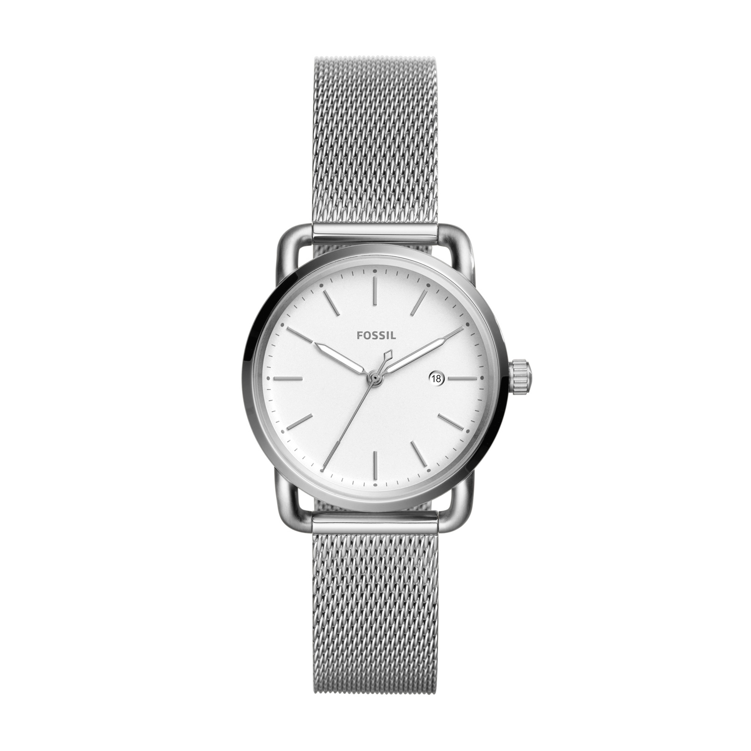 fossil q men's commuter stainless steel