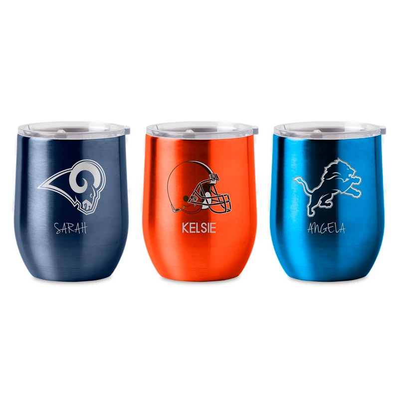 Image of NFL Stainless Steel Stemless Wine Glass
