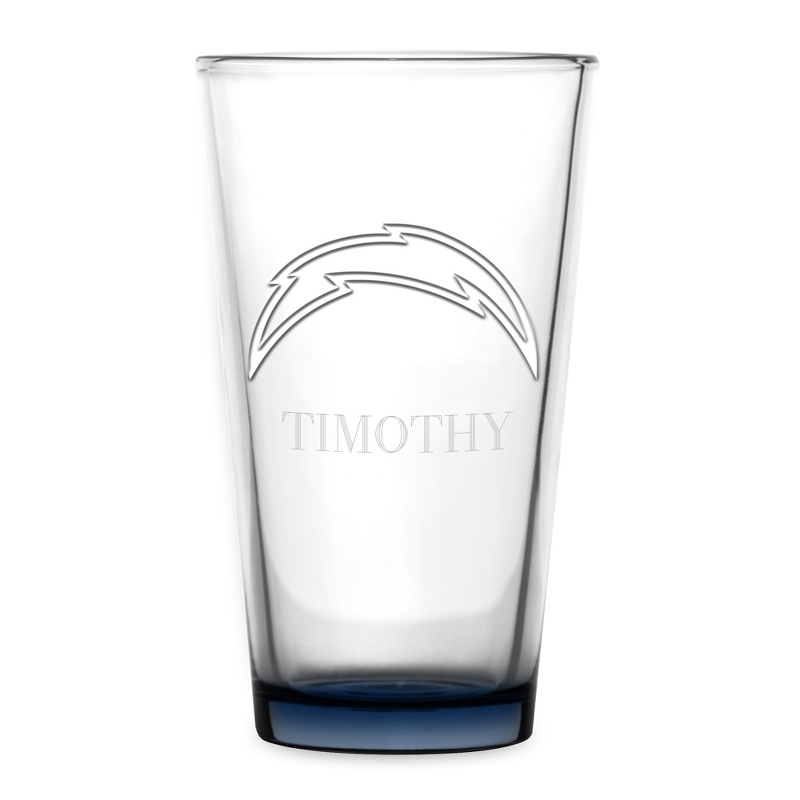 Image of NFL LA Chargers Pint Glass