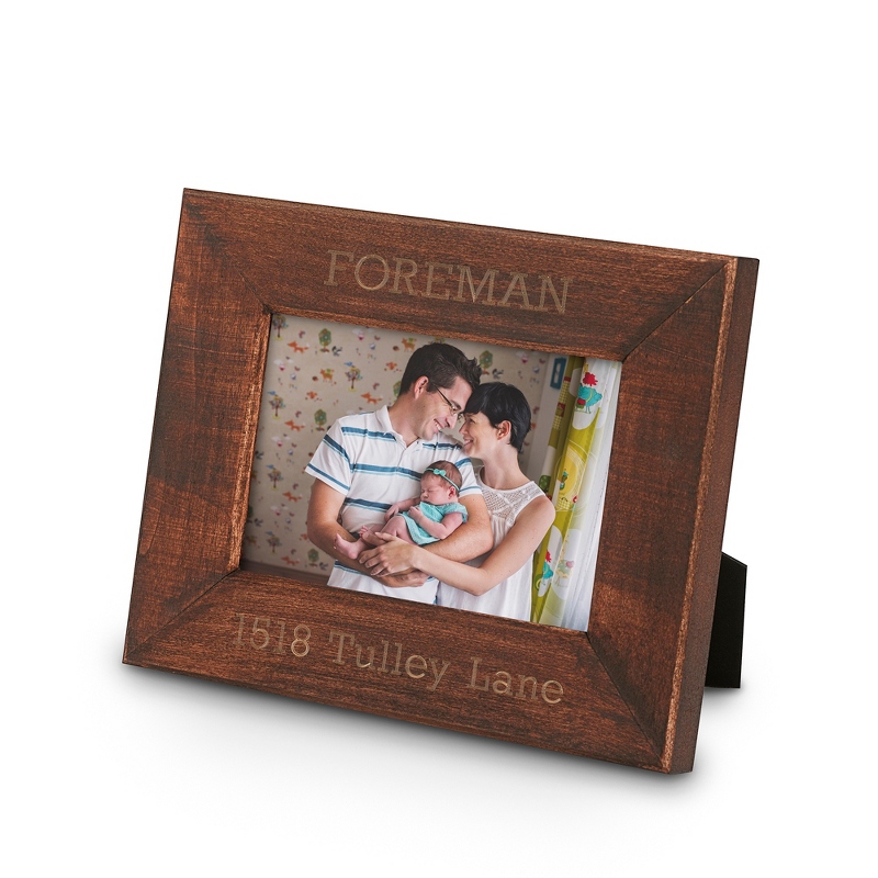 Image of Walnut Finish Wood 4X6 Landscape Frame