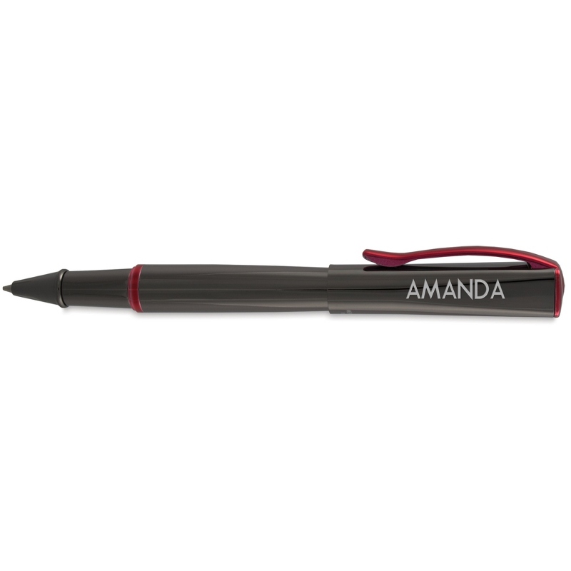 Image of Monteverde Impressa Gunmetal and Red Rollerball Pen