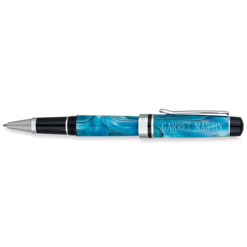 Image of Monteverde Prima Turquoise Swirl Rollerball Pen