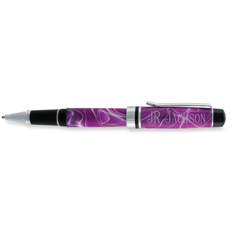Image of Monteverde Prima Purple Swirl Rollerball Pen