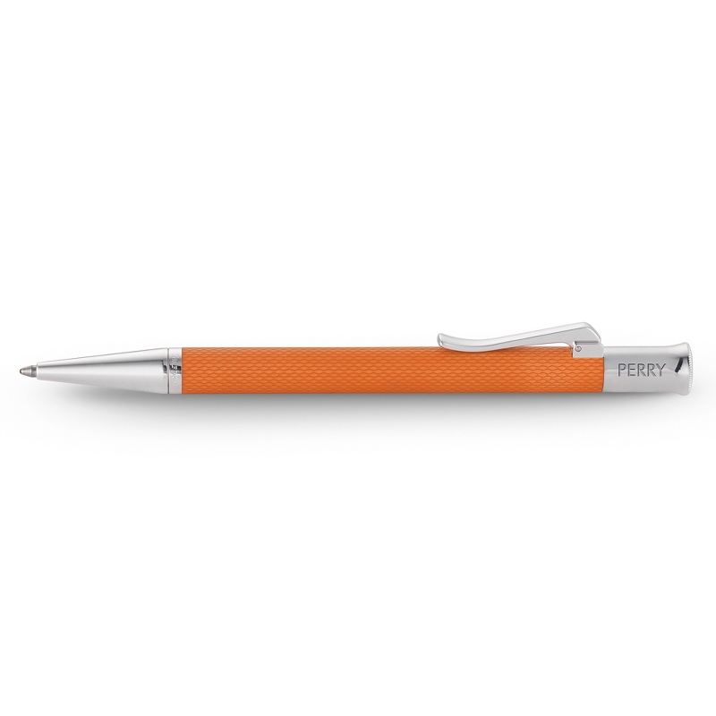 Image of Faber Castell Guilloche Burned Orange Ballpoint Pen