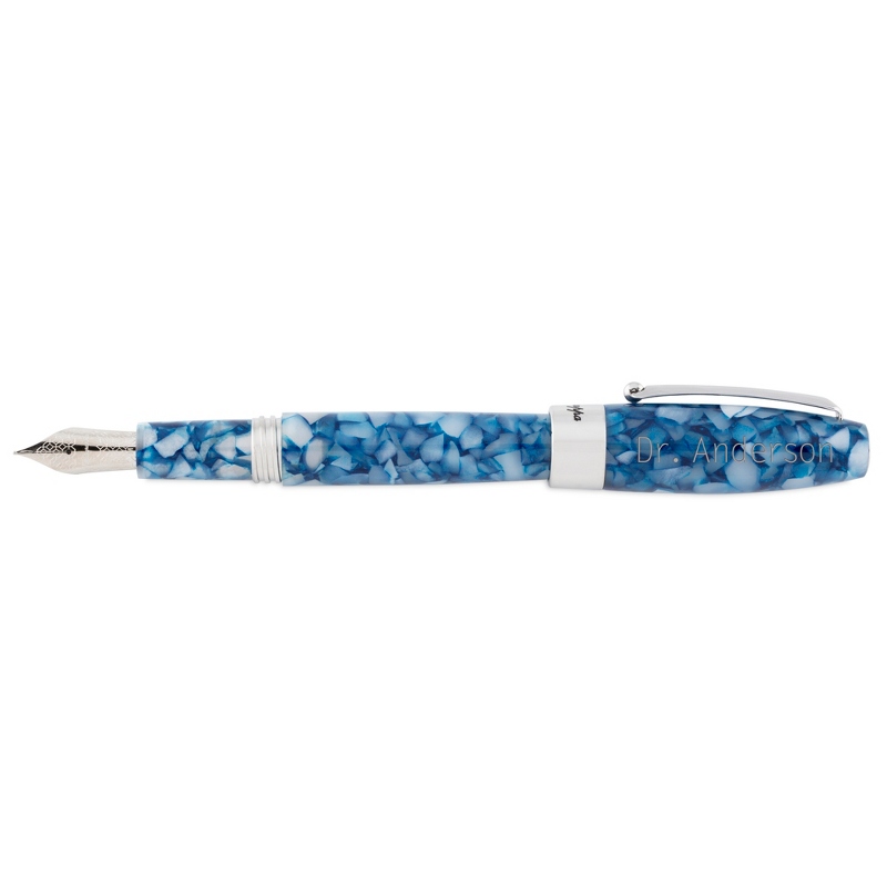 Image of Montegrappa Fortuna Marrakech Blue Mosaico Fountain Pen