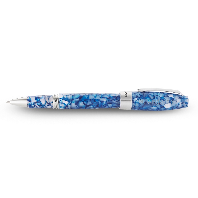 Image of Montegrappa Fortuna Marrakech Blue Mosaico Rollerball Pen