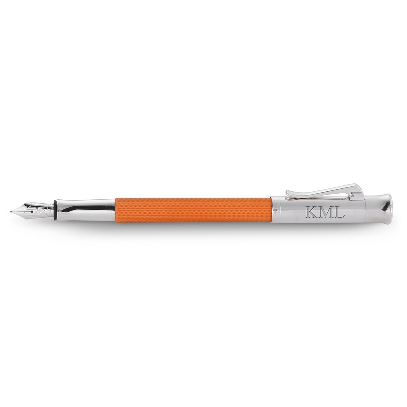 Image of Faber Castell Guilloche Burned Orange Fountain Pen