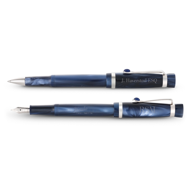 Image of Stipula Castoni Lapis Blue Pen
