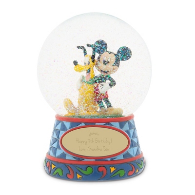 jim shore disney snow globes