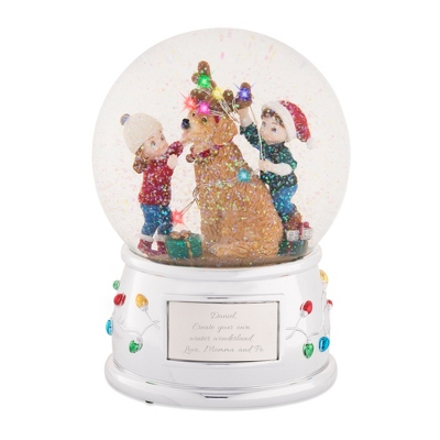 children's musical snow globes